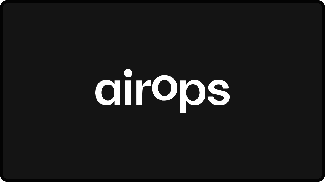 Logo of AirOps, a ChatGPT optimization tool.