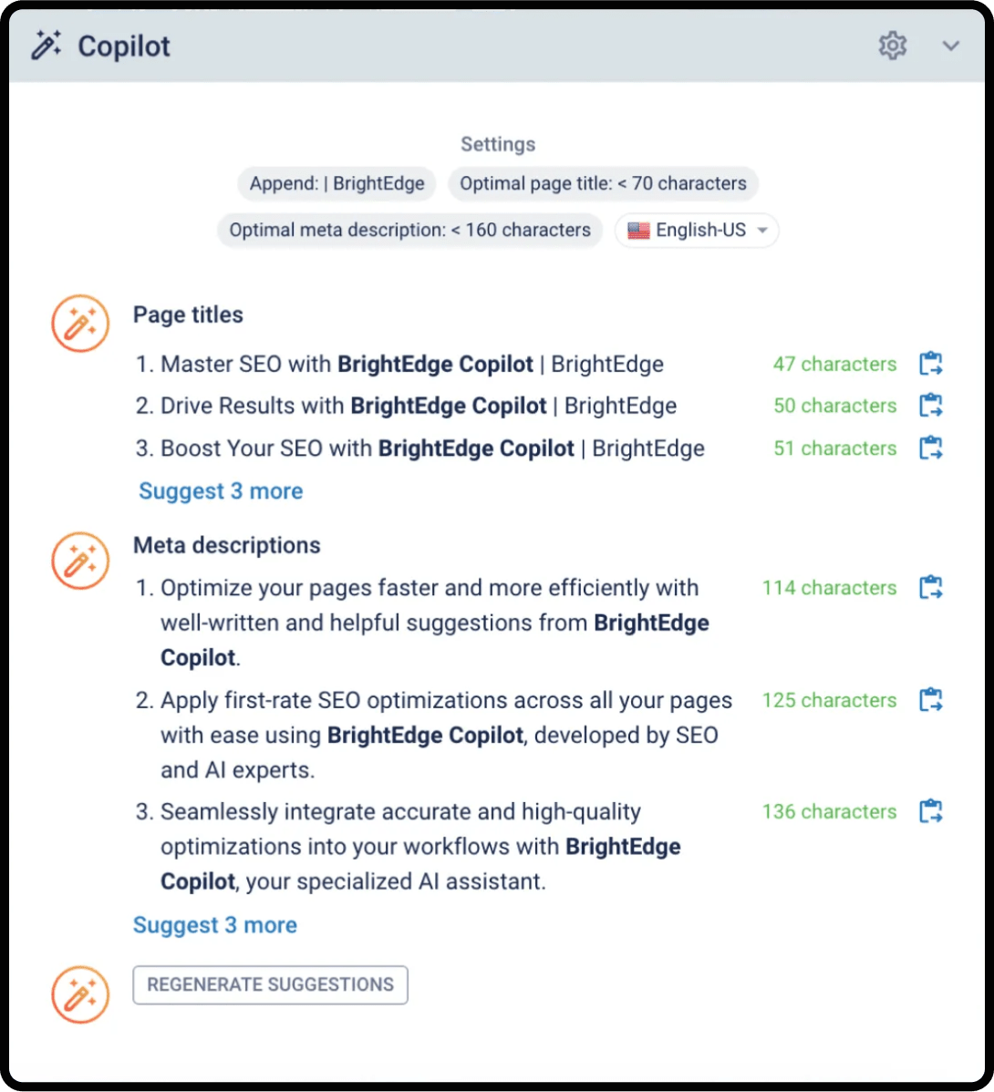Screenshot of the BrightEdge UI and user dashboard.