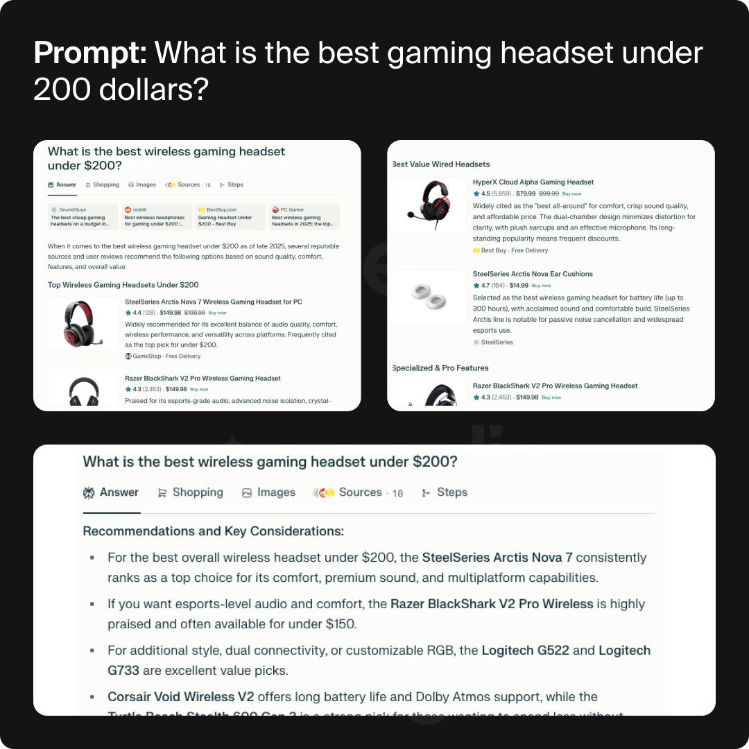 Refining a Perplexity prompt with a price cap to see changed response.