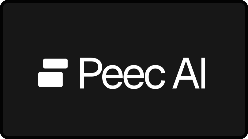 Peec AI logo; a leading AEO tool.
