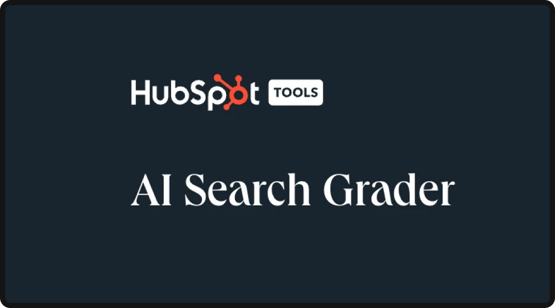 HubSpot AI Search Grader logo, best free geo tool.