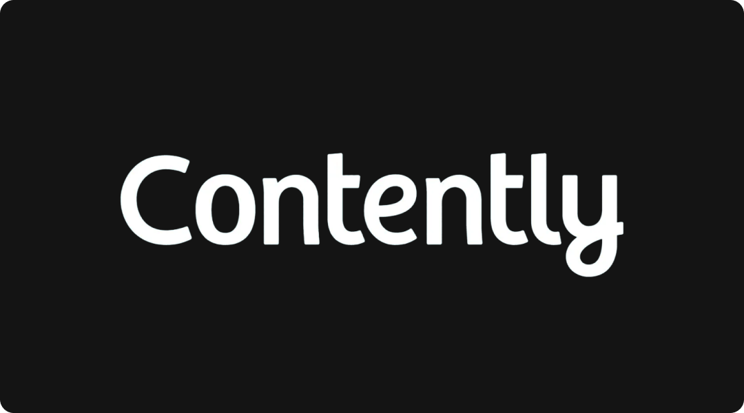 Contently logo, one of the best content and hybrid GEO tools. 