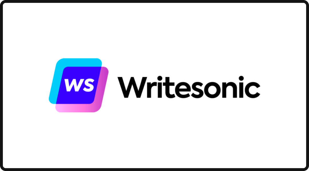 Writesonic logo, one of the best content-focused GEO tools