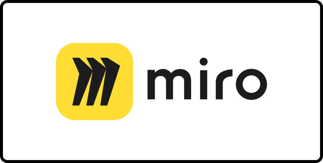 Miro logo, one of the best tools for your AI marketing stack.
