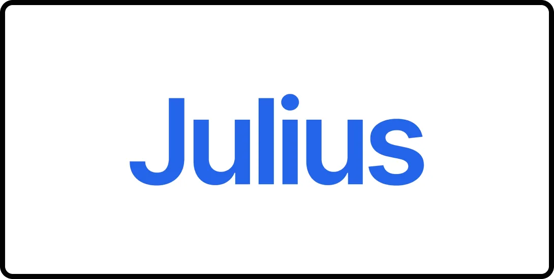 Julius logo, one of the best tools for your AI marketing stack.
