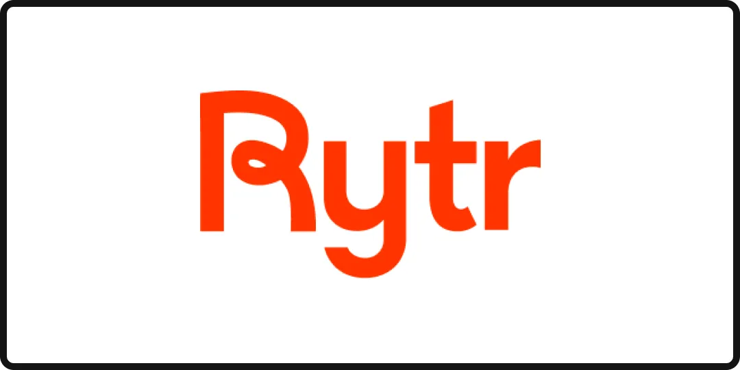 Rytr logo, one of the best tools for your AI marketing stack.