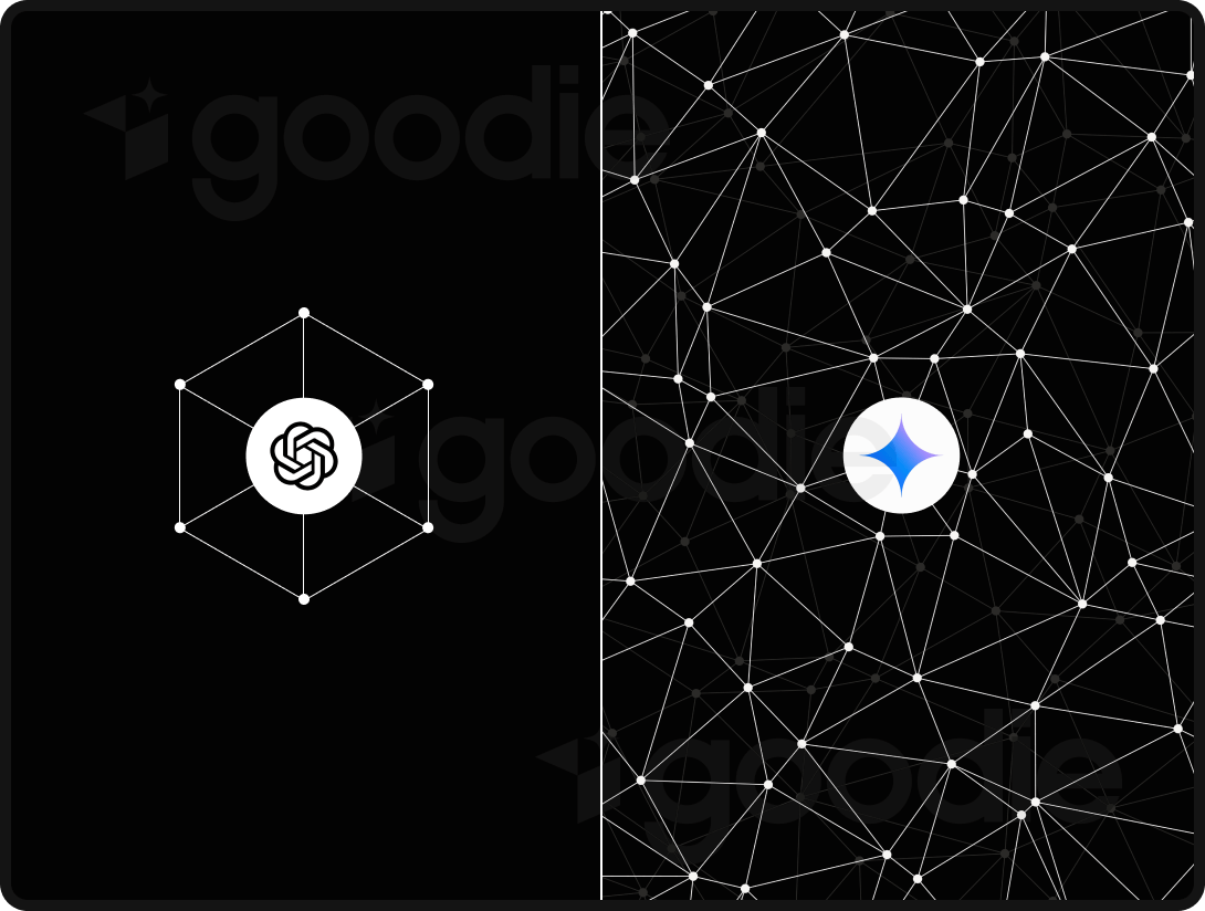 Graphic showing ChatGPT with a limited context window, and Gemini with a large context window.