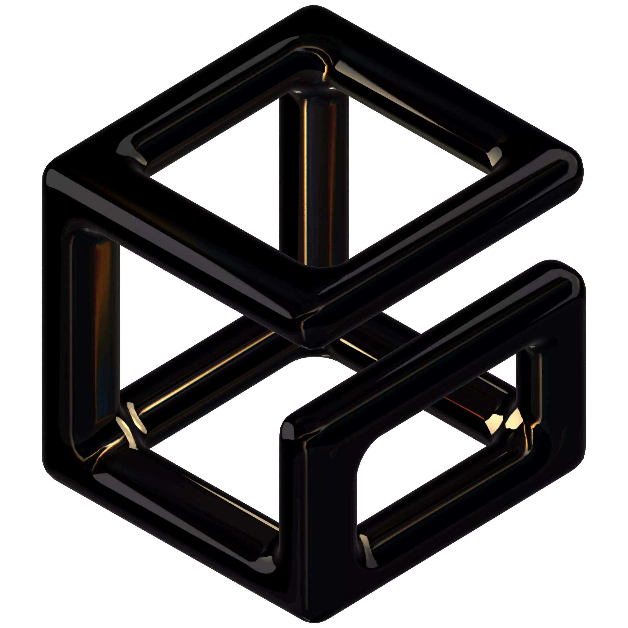 Three-dimensional logo of Goodie, an end-to-end AI search visibility platform.