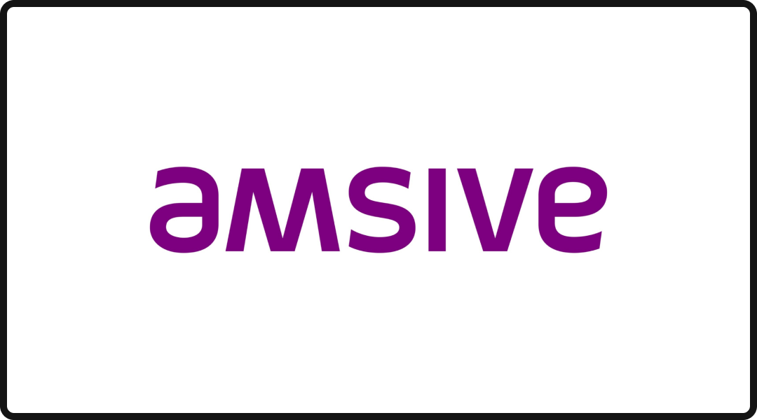 Logo of Amsive, a leading social media and AEO agency.